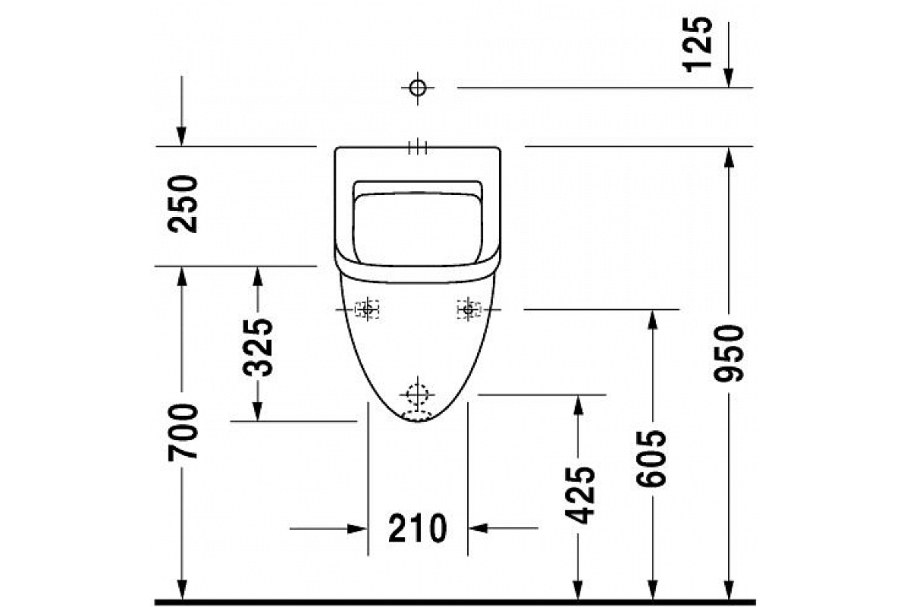 Писсуар Laguraty 560 настенный