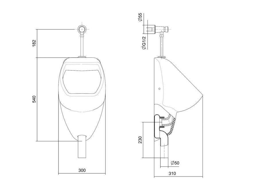 Писсуар Сантек Гала
