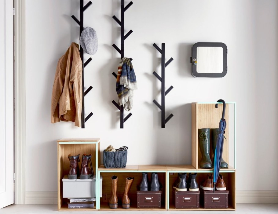 Вешалка настенная 40см с полкой 17803,30459