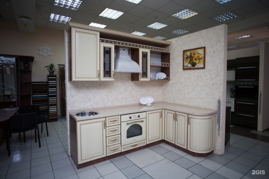 Кухонный гарнитур Ассоль жемчуг /клен