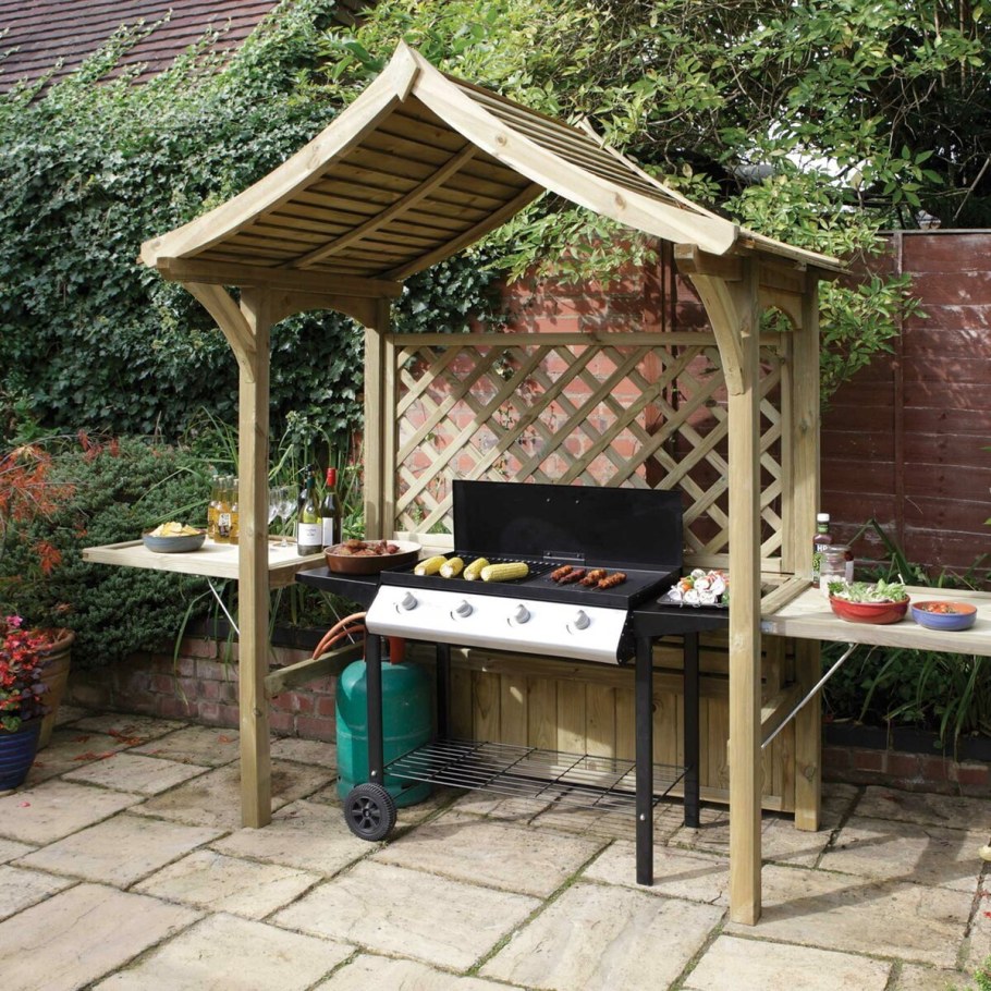 Беседка 3х4 с мангалом