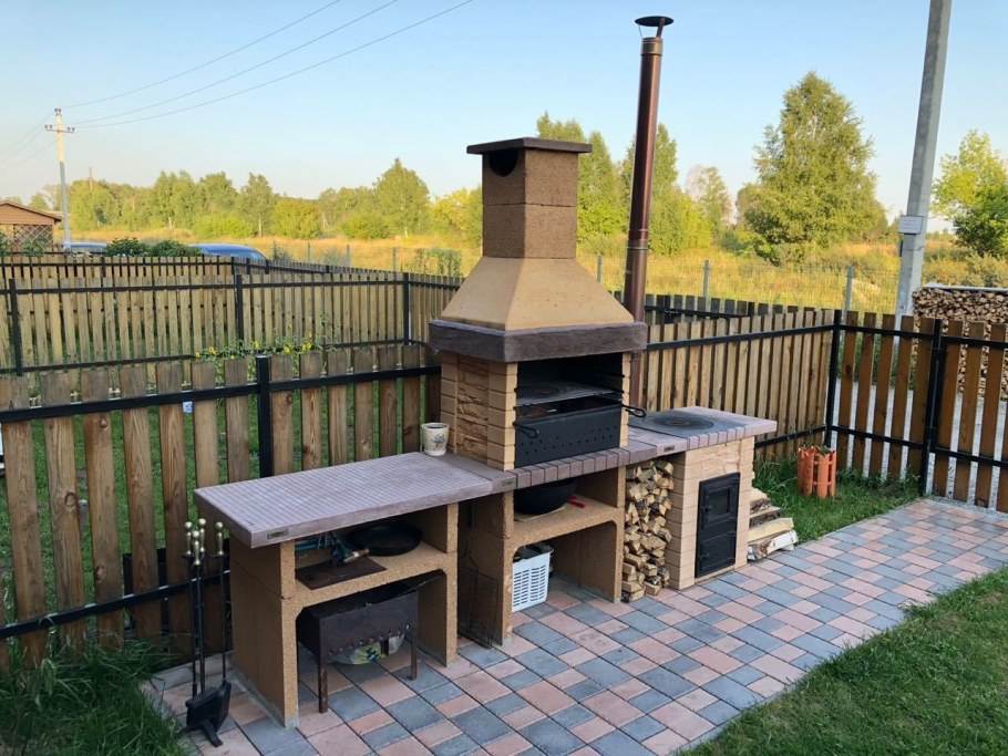 Комплекс барбекю мангальная зона