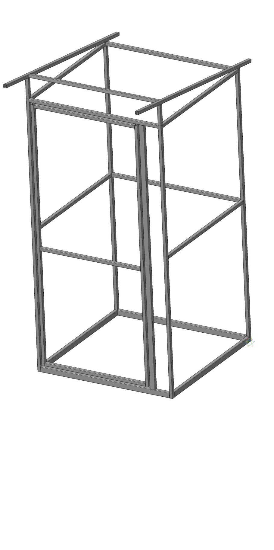 Металлический сарай Greenstorage Белла b 267х117