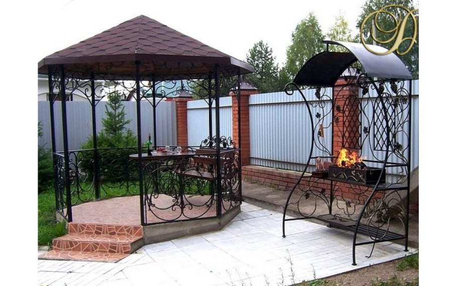 Кованые беседки