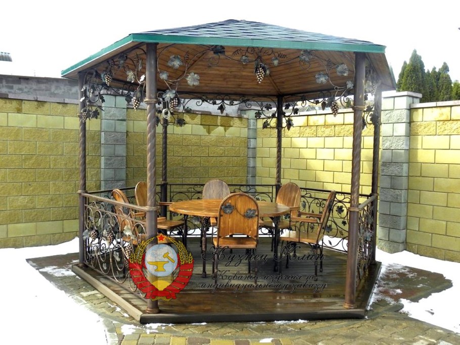 Беседка металлическая
