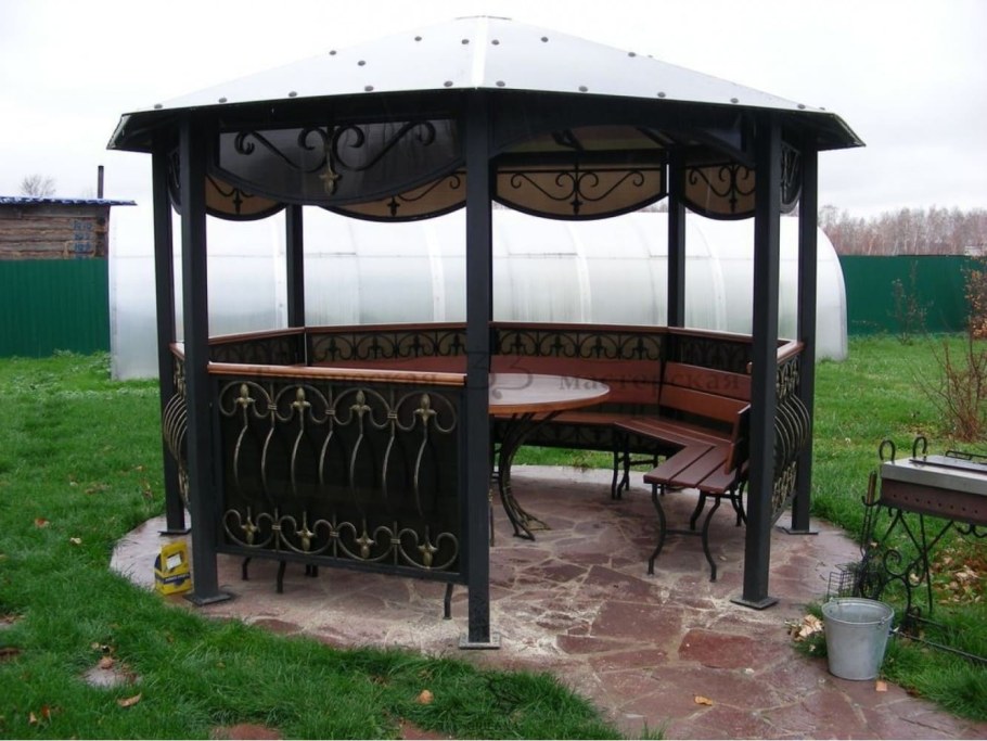 Беседки из металла кованые