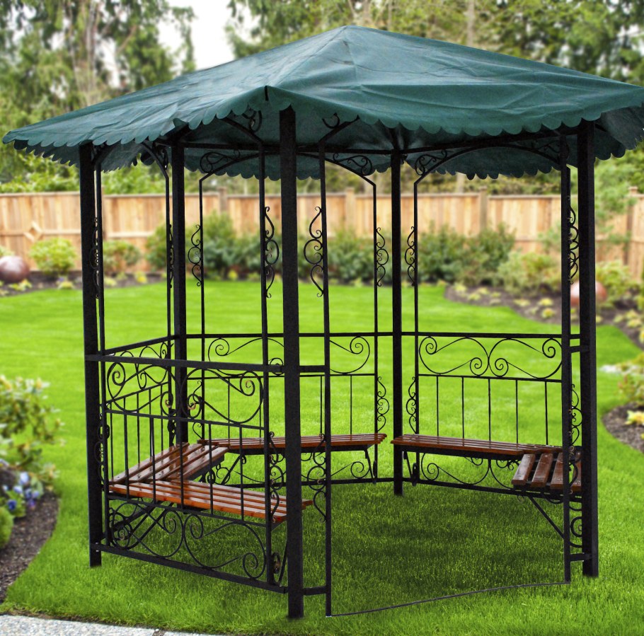Беседка из металла