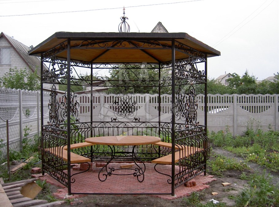 Беседка газебо из металла