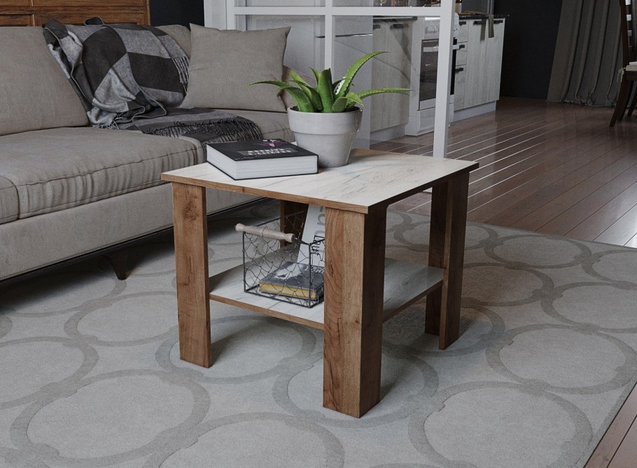 Журнальный стол Lux крафт табачный