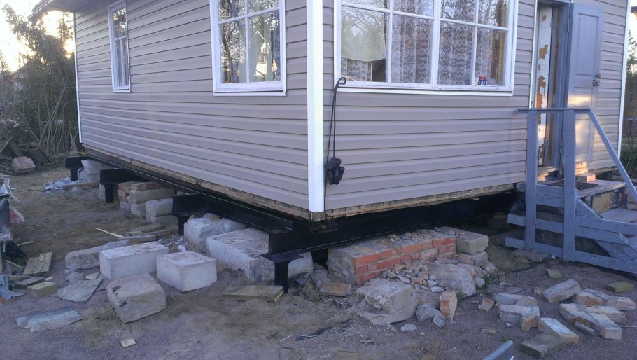 Реконструкция старого фундамента