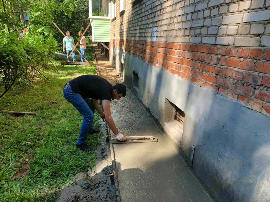 Оштукатуренный цоколь