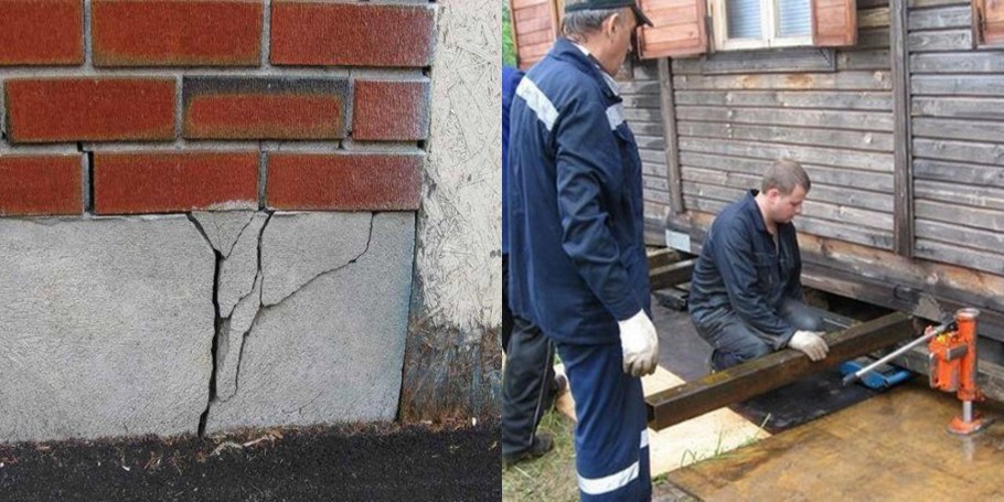 Реставрация треснувшего фундамента