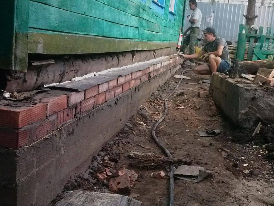 Реконструкция фундамента