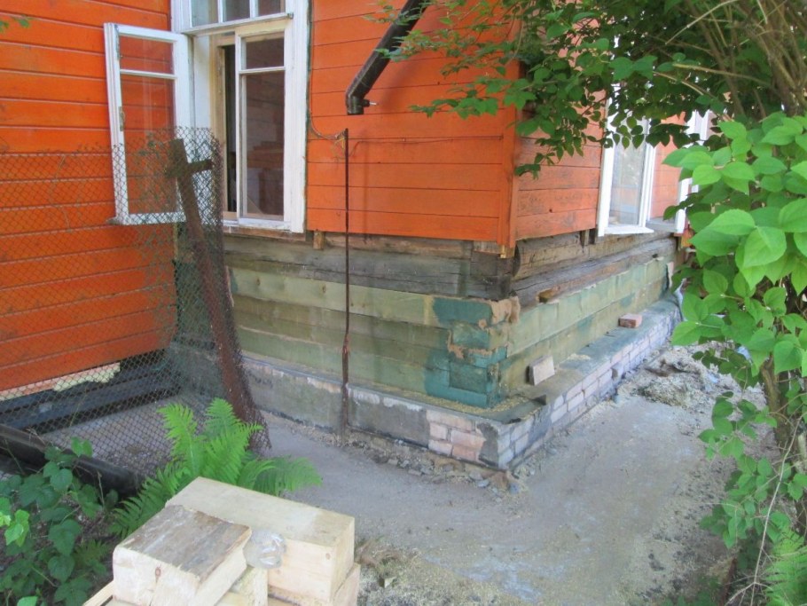 Реконструкция свайного фундамента