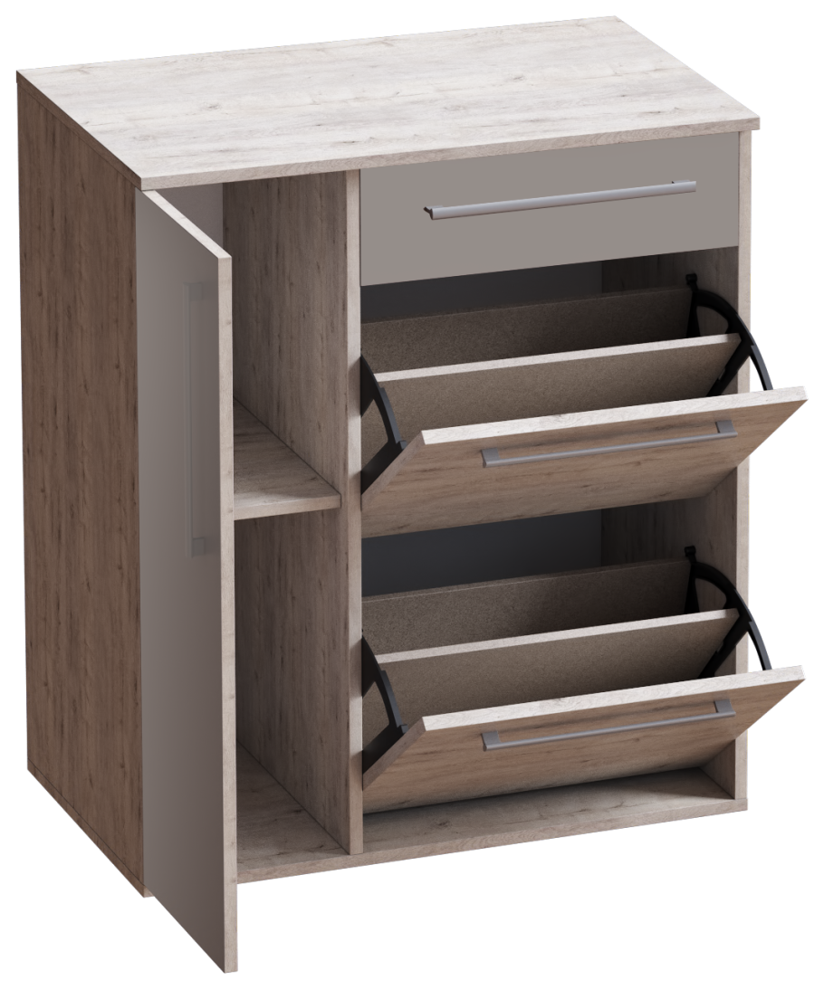 Обувница №2 (ЛДСП) (венге/белфорт),