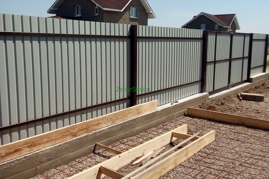 Подсыпка под забор