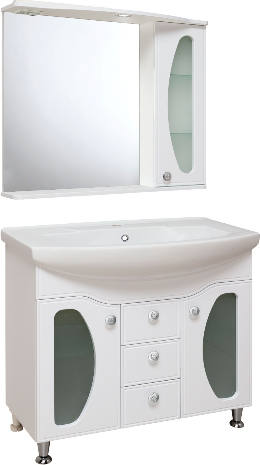 Кухня 2700 прямая классика серебро, патина