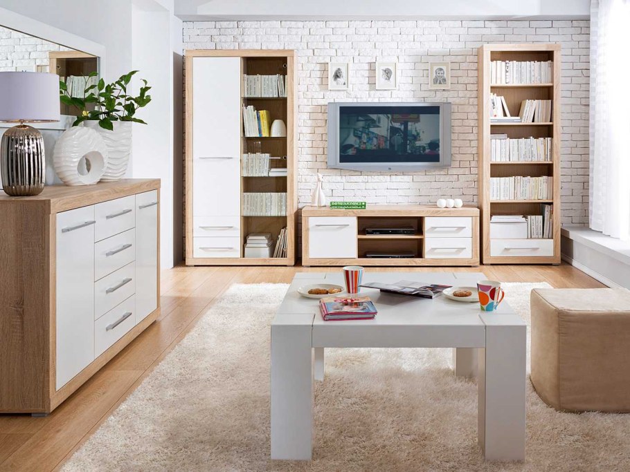 Кровать Каспиан дуб сонома