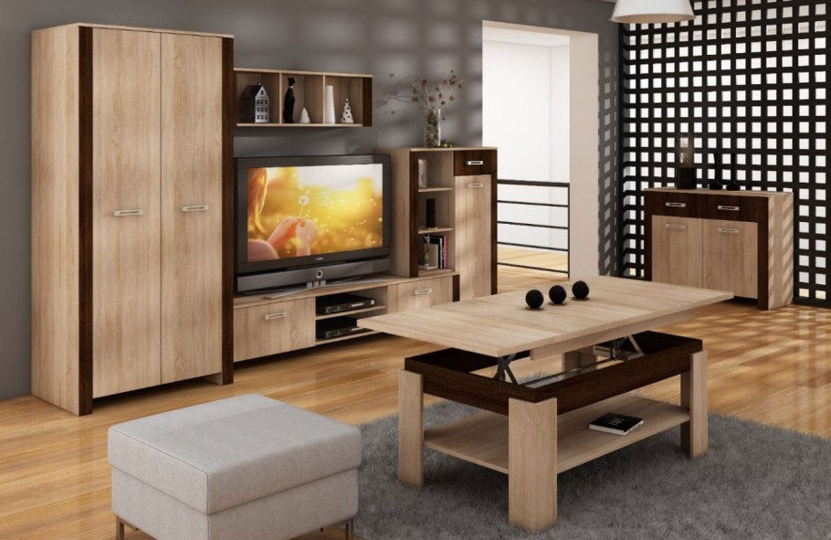 Мебель дуб сонома и белый