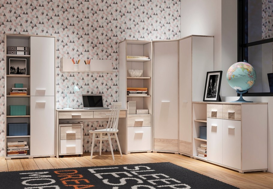 Дуб крафт белый ЛДСП Кроношпан