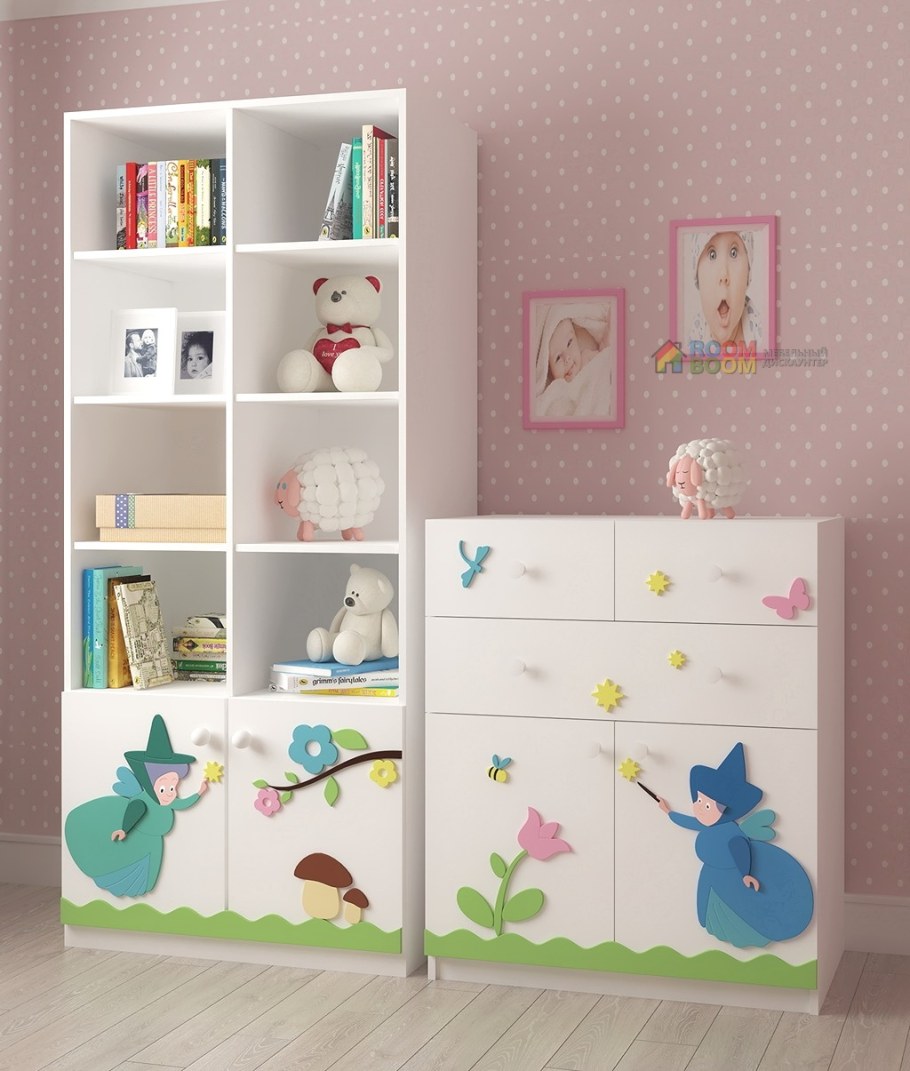 Стеллаж детский Тачки