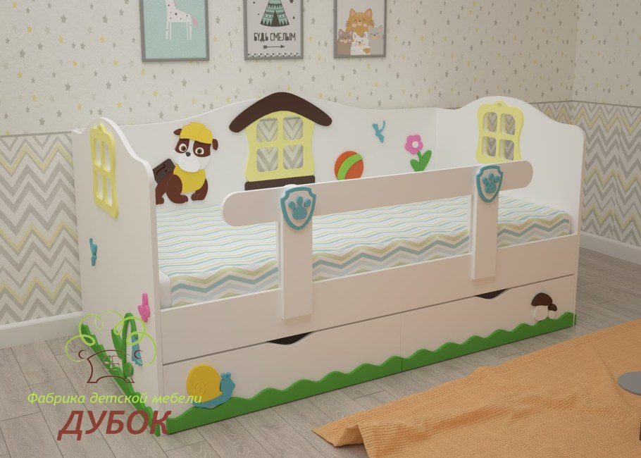Детская кровать Дубок 160х80 см