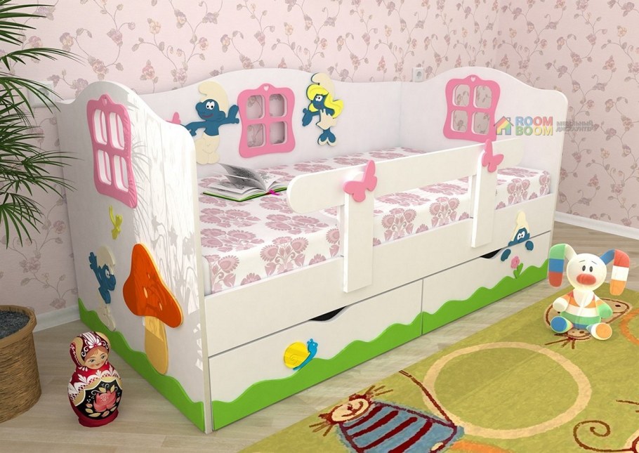 Детская комната с мебелью с совами