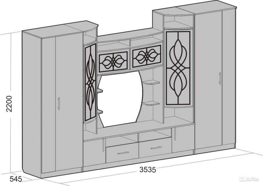 Стенка Мебельград Лороза