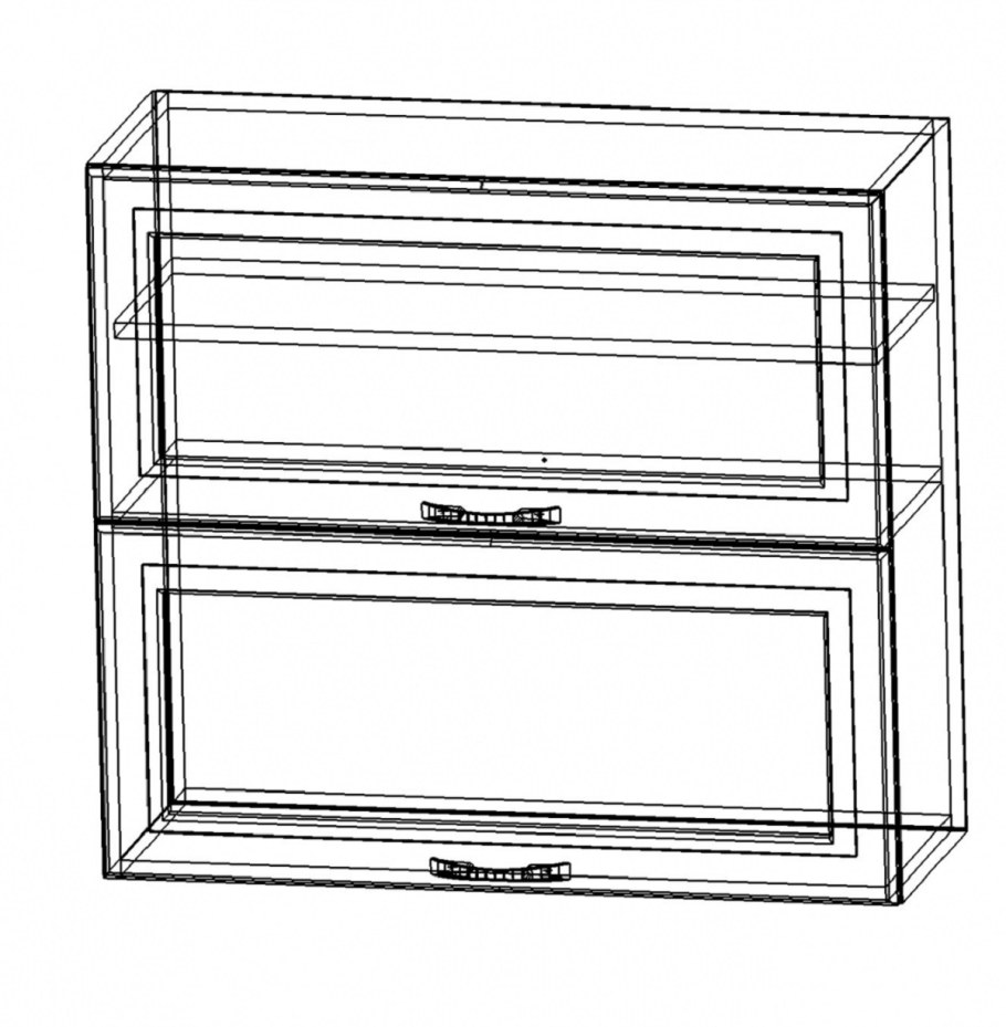 Шкаф-витрина "уно" шс24т