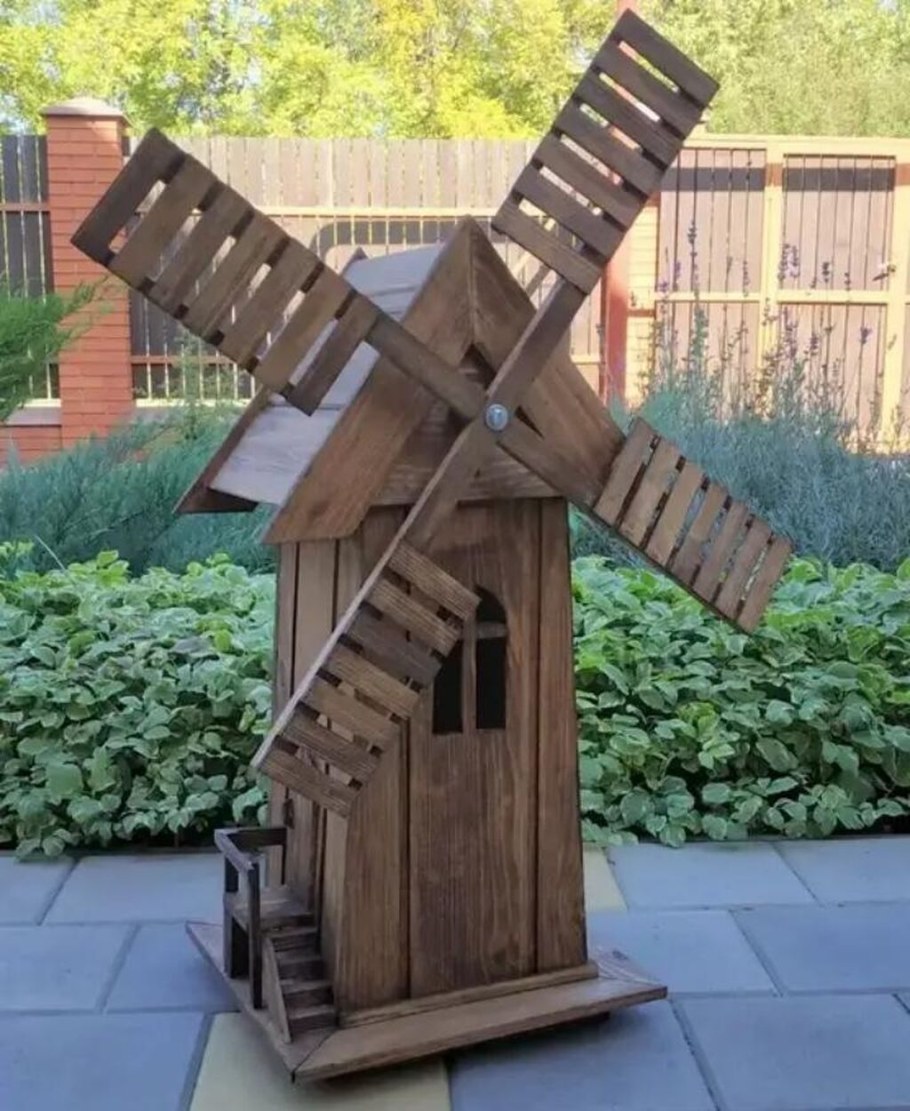 Колодезный домик мельница