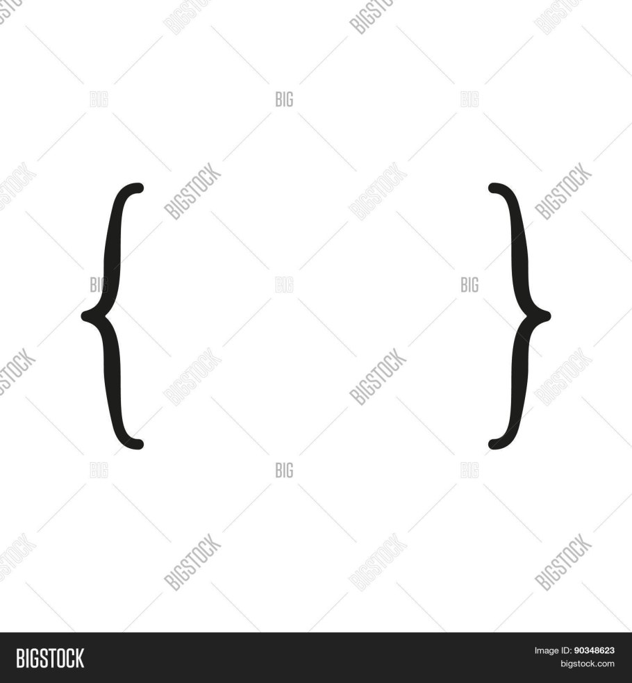 Скобка для презентации