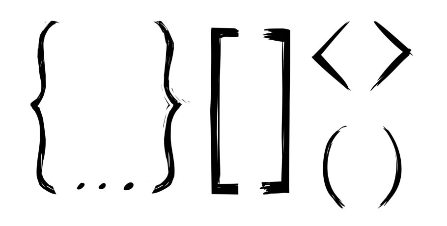 Фигурные угловые скобки