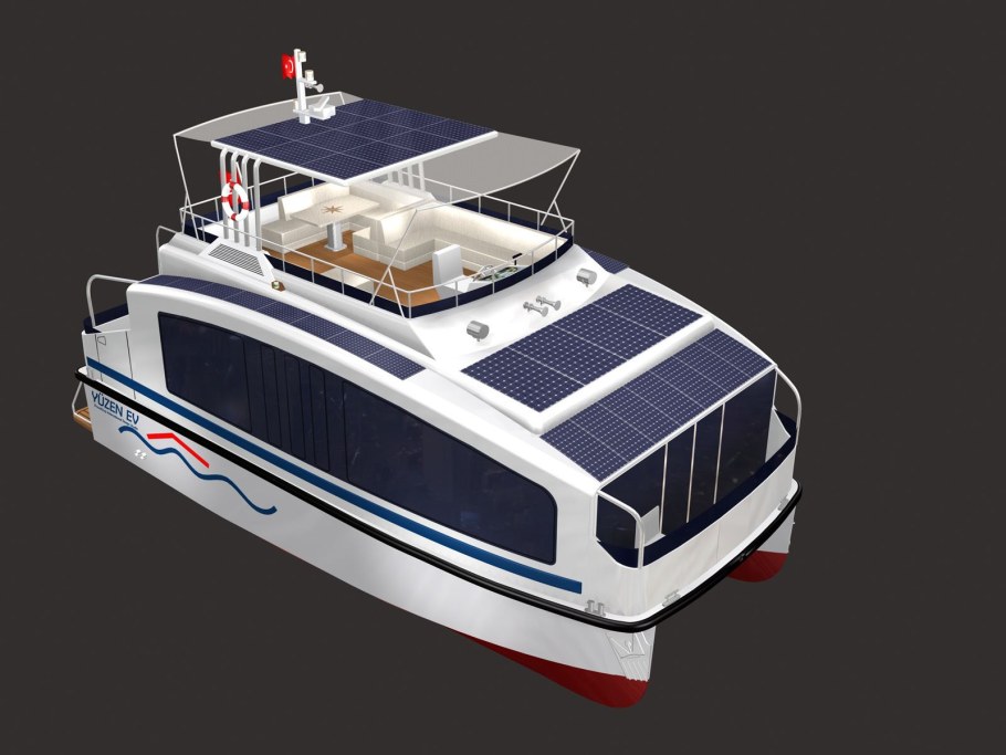 Трейлерный хаусбот катамаран