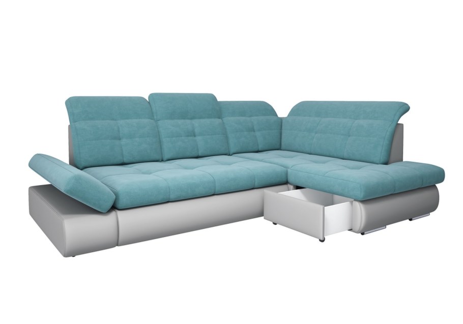 Диван угловой Рокси 1 Кортекс Атлантик