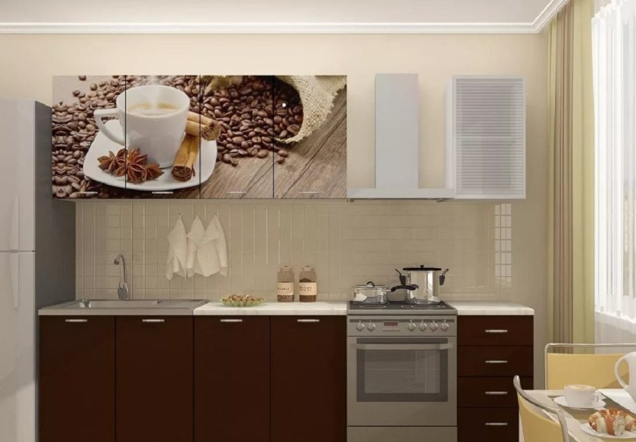 Кухня Люкс шелк венге 2 №1