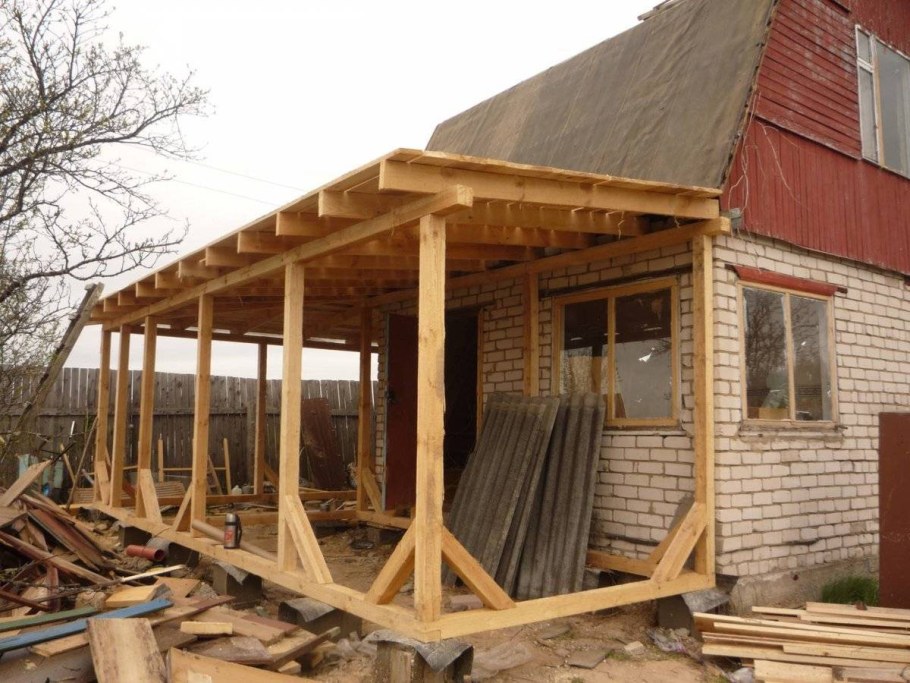 Каркас веранды