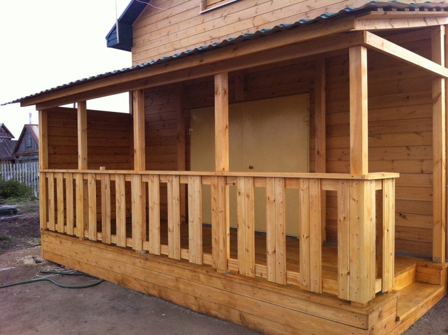 Пристройка к дачному домику