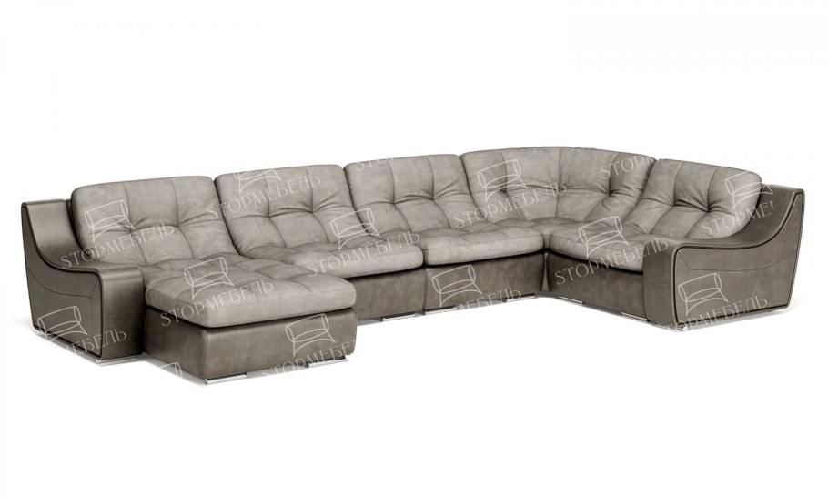 Диван угловой 2300х1640 мм раскладной качество Люкс