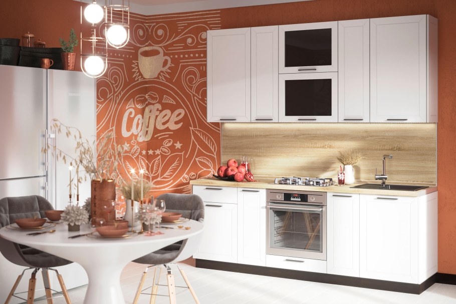 Кухня Глетчер Сурская мебель