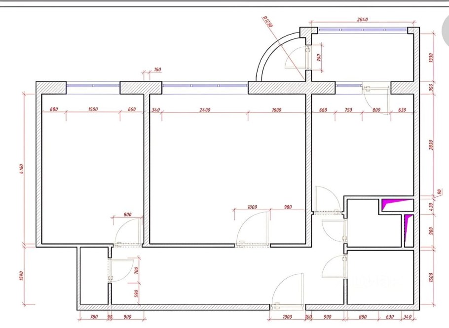 Планировка квартир п 111м