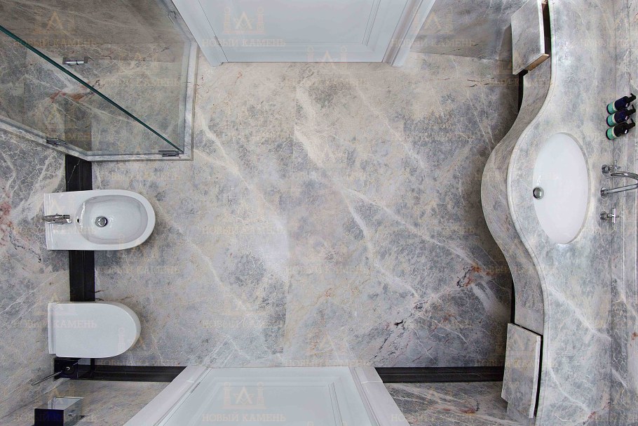 Ванная под мрамор