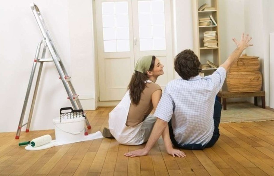 Комната в процессе ремонта