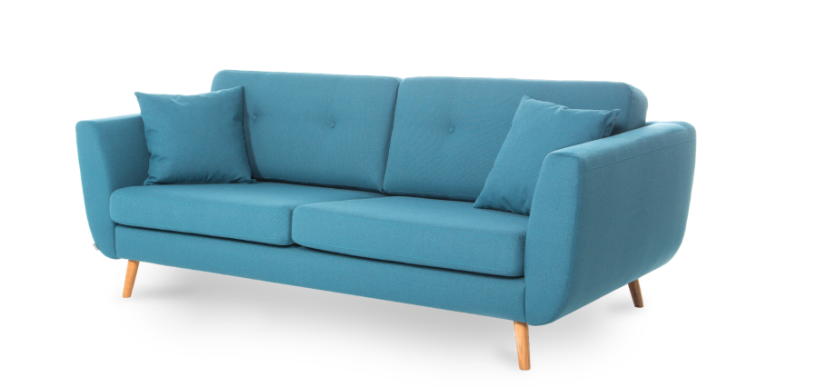 Диван прямой unico Sofa 2 Blue