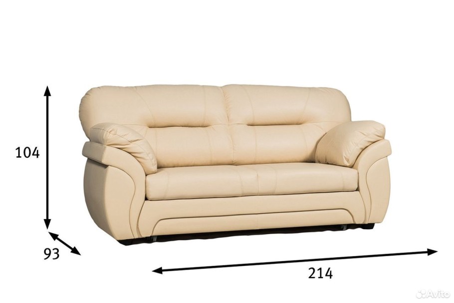 Диван прямой Бруклин 2170/1070