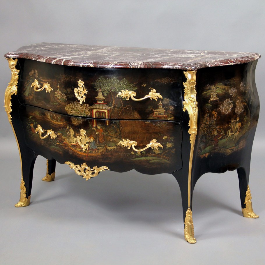 Лаковая ванна из тростника, Людовик XV