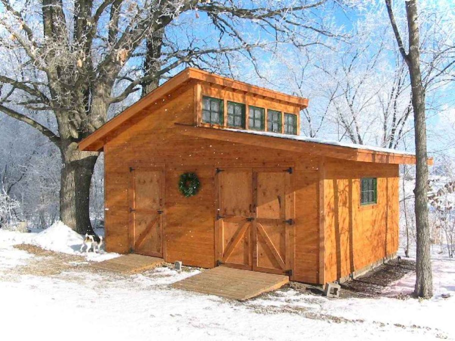 Мастерская хозблок на участке