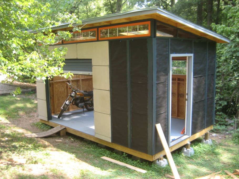 Хозблок мастерская для дачи проекты