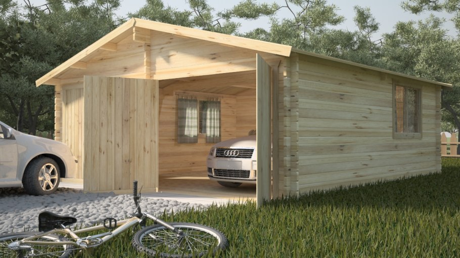 Каркасный гараж