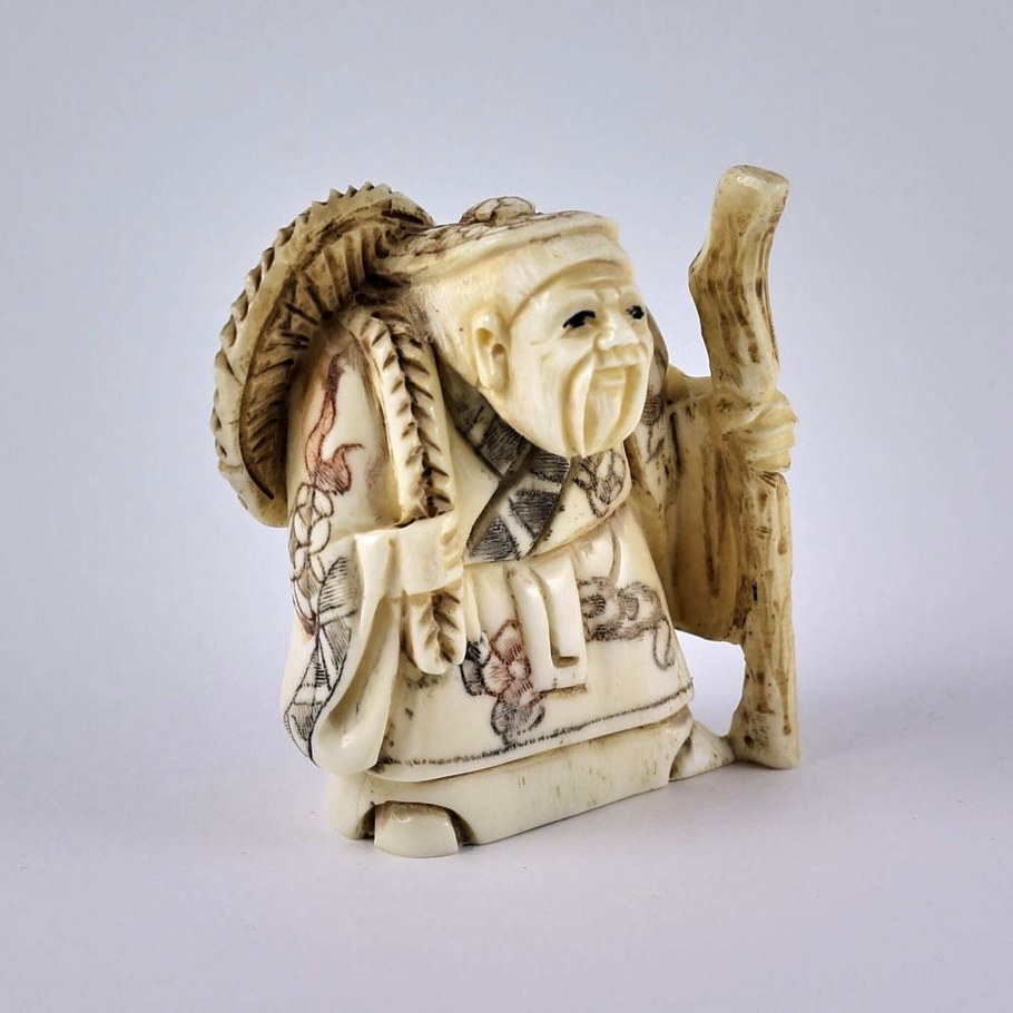 Нэцкэ буддийский монах