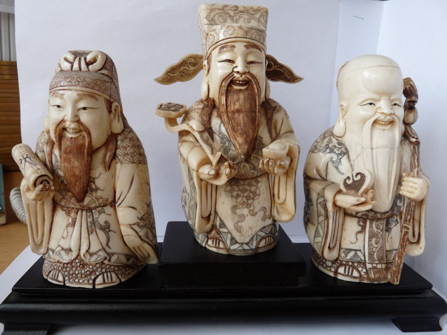 Нэцкэ Шоусин божество долголетия